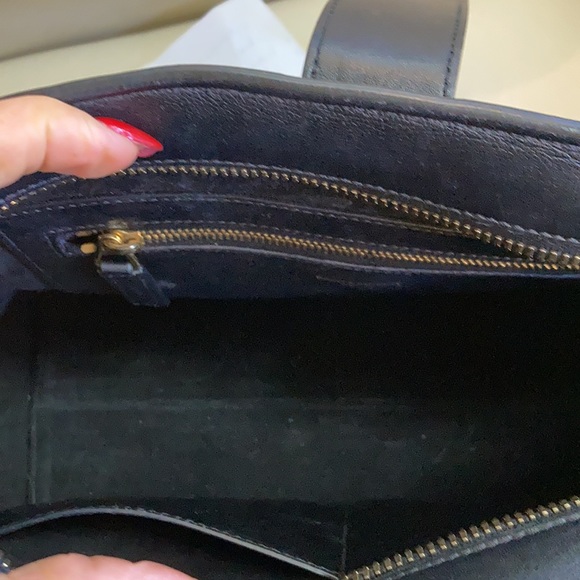 SAINT LAURENT CABAS CHYC YSL LEATHER SATCHEL - Picture 7 of 12